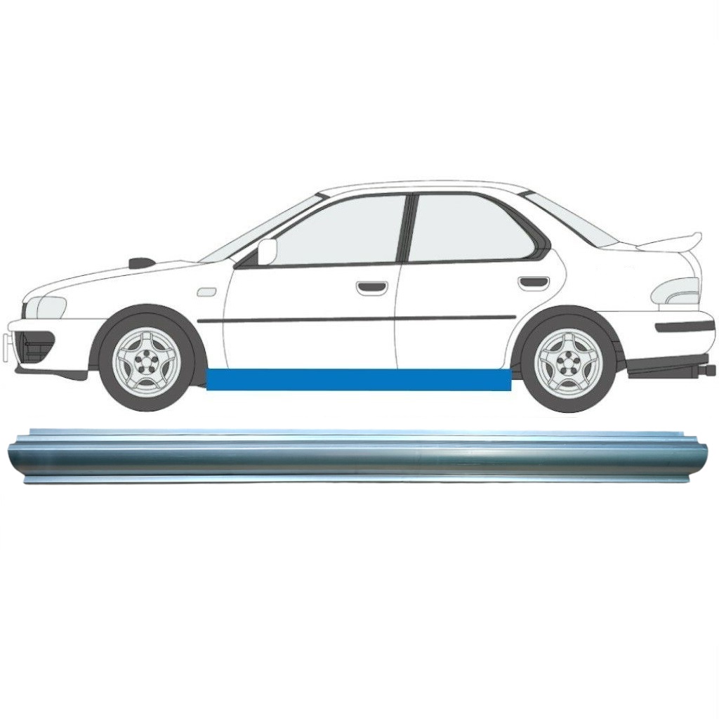 Slieksnis Priekš Subaru Impreza Gc Gf 1992-2000 / Kreisā 7010