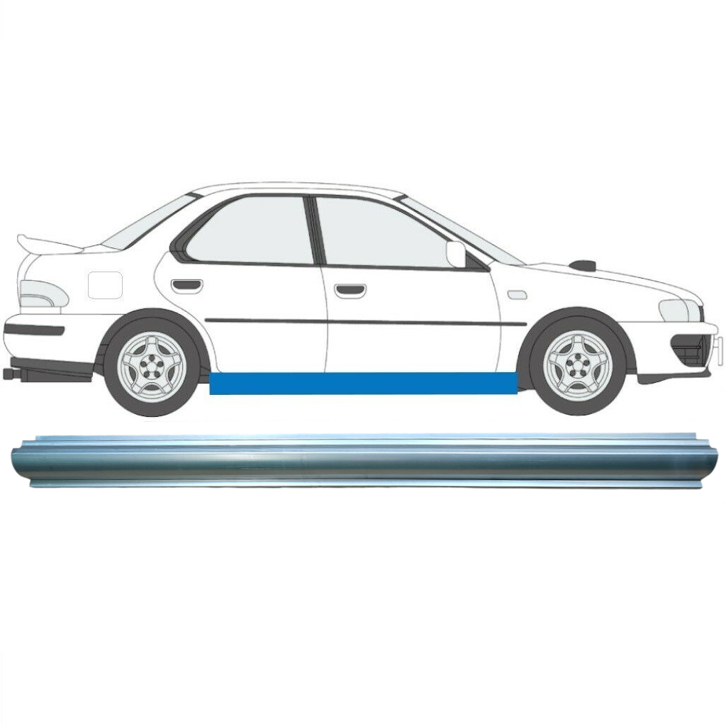 Slieksnis Priekš Subaru Impreza Gc Gf 1992-2000 / Labā 7009