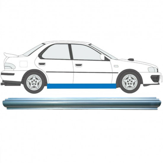 Slieksnis priekš Subaru Impreza 1992-2000 / Labā 7009