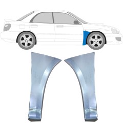 Priekšējā spārna daļa priekš Subaru Impreza GD GG 2000-2007 / Kreisais+Labais / Komplekts 10605