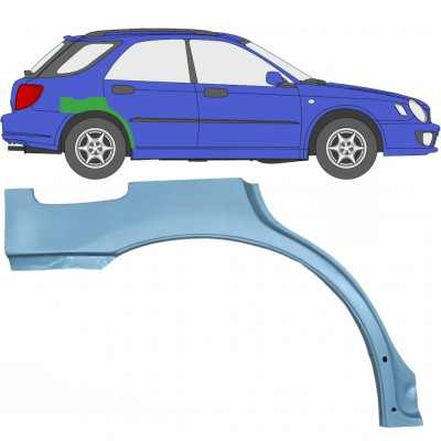 Aizmugurējā arka priekš Subaru Impreza Gg 2000-2007 / Labā 5918