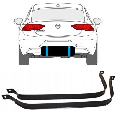 Degvielas tvertnes kronšteini priekš Opel Insignia 2017-2022 15115