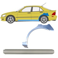 Slieksnis + aizmugurējā spārna daļa priekš Lexus IS 1998-2005 / Kreisā / Komplekts 10314