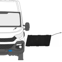 Bampera režģis priekš Iveco Daily 2014-2019 / Kreisā 16243