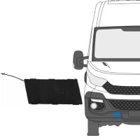 Bampera režģis priekš Iveco Daily 2014-2019 / Labā 16239