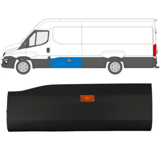Sānu josla ar lukturi priekš Iveco Daily 2014-2019 / Kreisā / Komplekts 16657