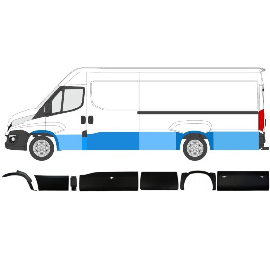 Sānu joslu komplekts priekš Iveco Daily 2014-2019 / Kreisā / 11982