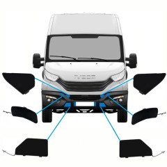Bampera režģis priekš Iveco Daily 2019- / Komplekts 10292