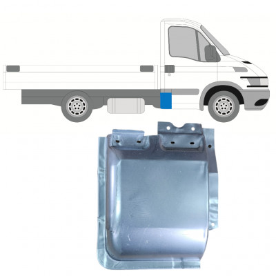 Aizmugurējais statņa stūris priekš Iveco Daily 2000-2012 / Labā / Viena kabīne 7658