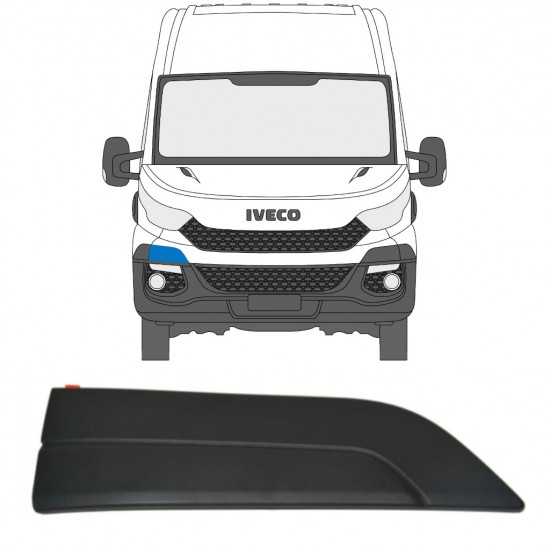 Bampera josla priekš Iveco Daily 2014- / Labā 11841