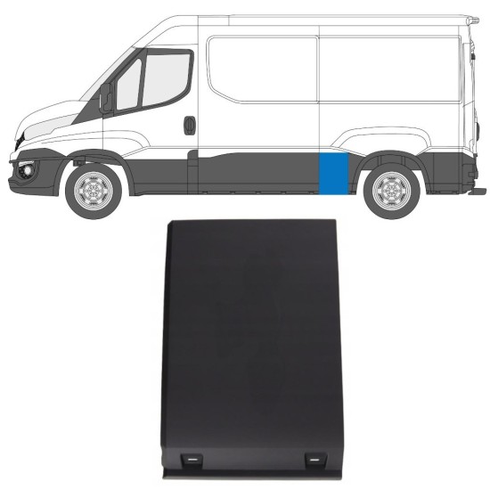 Aizmugurējā spārna sānu josla priekš Iveco Daily 2014-2019 / Kreisā 16662