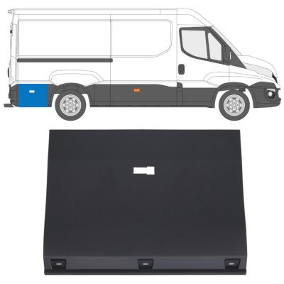 Aizmugurējā sānu josla aiz riteņa priekš Iveco Daily 2014-2019 / Kreisais = Labais (simetrisks) 16660