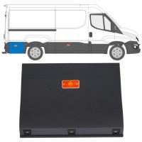 Aizmugurējā sānu josla aiz riteņa ar lukturi priekš Iveco Daily 2014-2019 / Kreisais = Labais (simetrisks) / Komplekts 16763