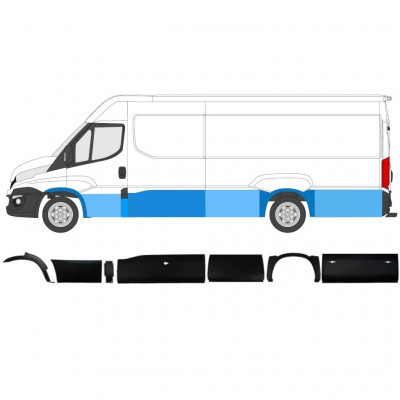 Sānu josla priekš Iveco Daily 2014-2019  / LWB / Kreisā / Komplekts 11982