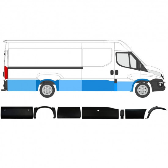 Sānu josla priekš Iveco Daily 2014-2019  / LWB / Labā / Komplekts 11981
