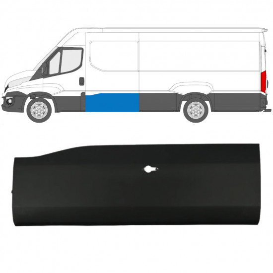 Sānu josla priekš Iveco Daily 2014-  / LWB / Kreisā 11970