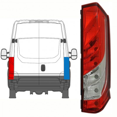 Aizmugurējais lukturis priekš Iveco Daily 2014- / Labā 8536