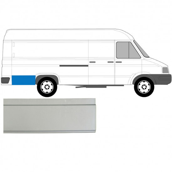 Aizmugurējā arka priekš Iveco Daily 1985-1999 / Kreisais = Labais (simetrisks) 5743