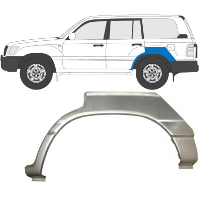 Aizmugurējā arka priekš Toyota Land Cruiser 1998-2007 / Kreisā 7055