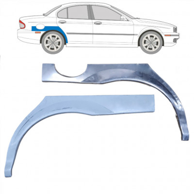 Aizmugurējā arka priekš Jaguar X-Type 2001-2009 / Kreisais+Labais / Komplekts 10475