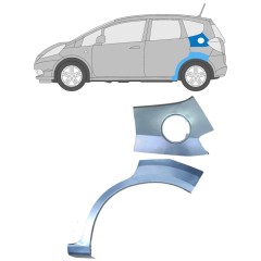 Degvielas tvertnes vāka daļa + Aizmugurējā arka priekš Honda Jazz 2008-2015 / Kreisā / Komplekts 12618