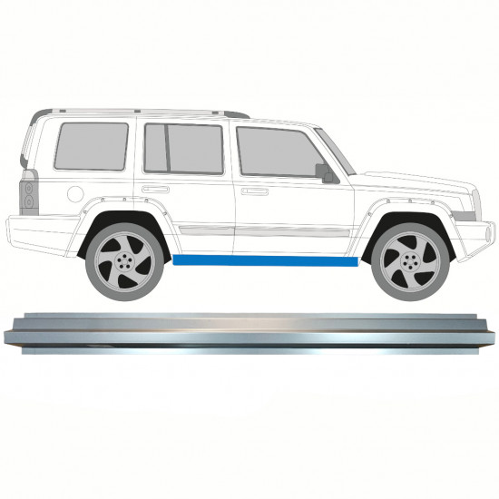 Iekšējais slieksnis priekš Jeep Commander 2005-2010 / Kreisais = Labais (simetrisks) 8353