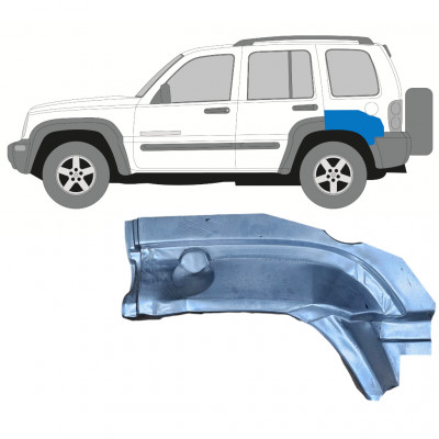 Aizmugurējā arka aizmugurējā daļa priekš Jeep Liberty 2001-2008 / Kreisā 7939