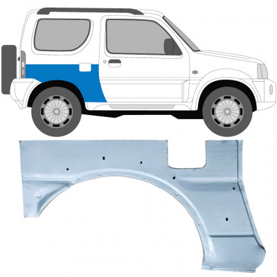 Aizmugurējā arka priekš Suzuki Jimny 1998-2018 / Labā 7032