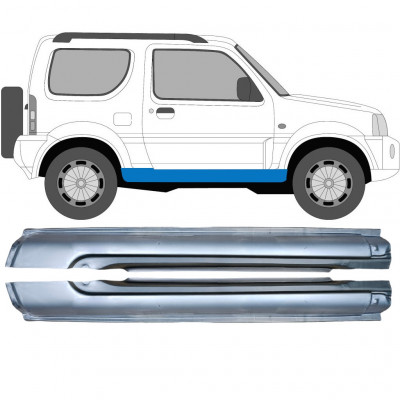 Pilns slieksnis priekš Suzuki Jimny 1998-2018 / Kreisais+Labais / Komplekts 10411