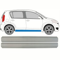 Slieksnis priekš Subaru Justy 2007-2011 / Kreisais = Labais (simetrisks) / Komplekts 10240