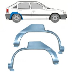 Aizmugurējā arka priekš Opel Kadett E Astra 1984-1993 / Kreisais+Labais / Komplekts 16155