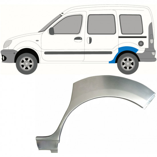 Aizmugurējā arka priekš Renault Kangoo 1997-2008 / Kreisā 6980