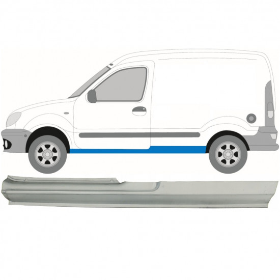 Slieksnis priekš Renault Kangoo 1997-2008 / Kreisā 6976