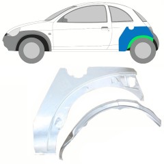 Aizmugurējā arka iekšējā un ārējā daļa priekš Ford KA 1996-2008 / Kreisā / Komplekts 10776