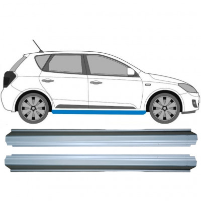 Slieksnis priekš Kia Ceed 2006-2012 / Kreisais+Labais / Komplekts 9400