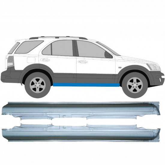 Slieksnis priekš Kia Sorento 2002-2009 / Komplekts 11685