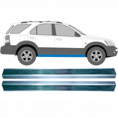 Slieksnis priekš Kia Sorento 2002-2009 / Kreisais = Labais (simetrisks) / Komplekts 10387