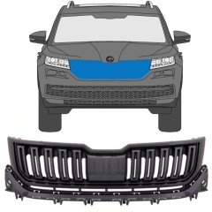 Melns režģis priekš Skoda Kodiaq 2016-2023 / Komplekts 7547
