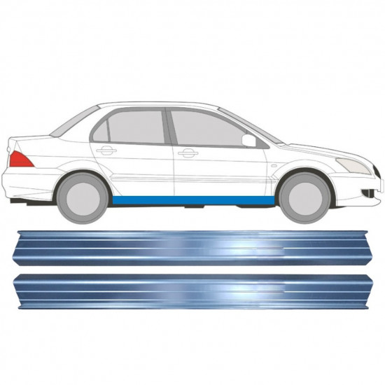 Slieksnis priekš Mitsubishi Lancer 2003-2008 / Komplekts 11359