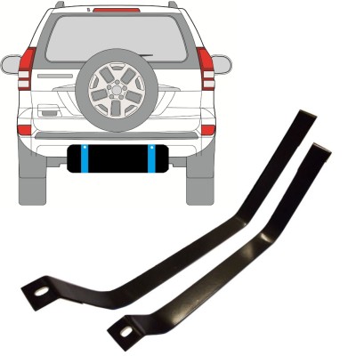 Degvielas tvertnes kronšteini priekš Toyota Land Cruiser J120 2003-2010 9379