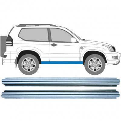 Slieksnis priekš Toyota Land Cruiser 2003-2010 / Kreisais = Labais (simetrisks) / Komplekts 10277