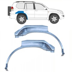 Aizmugurējā arka priekš Toyota Land Cruiser J120 2003-2010 / Kreisais+Labais / Komplekts 9959