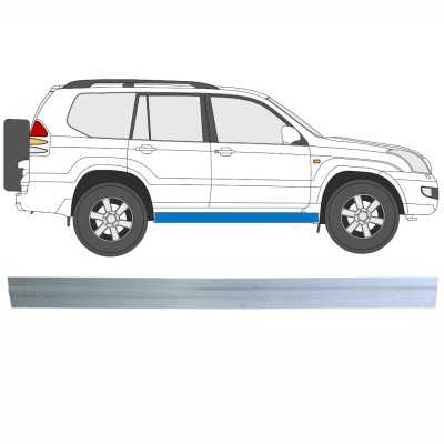 Iekšējais slieksnis priekš Toyota Land Cruiser J120 2003-2010 / Kreisais = Labais (simetrisks) 16130