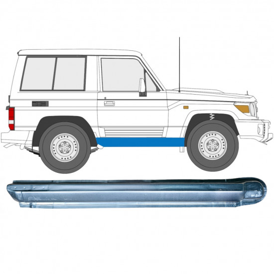 Slieksnis priekš Toyota Land Cruiser 1984-1993 / Labā 7058