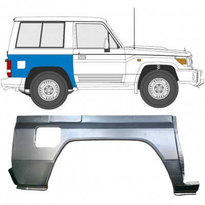 Aizmugurējā arka priekš Toyota Land Cruiser 1984-1993 / Labā 7056