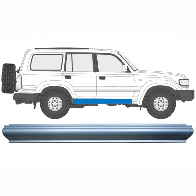 Slieksnis priekš Toyota Land Cruiser 1990-1996 / Kreisais = Labais (simetrisks) 8514