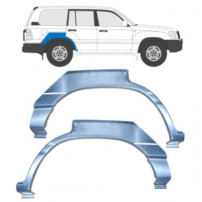 Aizmugurējā arka priekš Toyota Land Cruiser 1998-2007 / Kreisais+Labais / Komplekts 9596