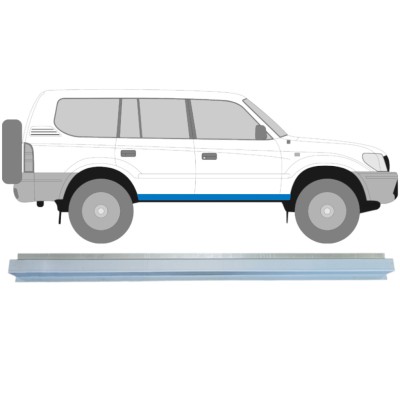 Iekšējais slieksnis priekš Toyota Land Cruiser J90 1996-2002 / Kreisais = Labais (simetrisks) 14850