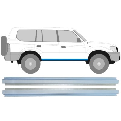 Iekšējais slieksnis priekš Toyota Land Cruiser J90 1996-2002 / Kreisais+Labais / Komplekts 14851
