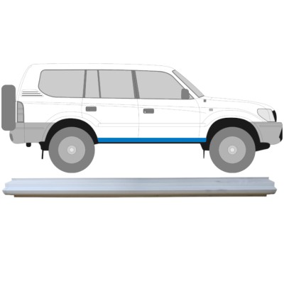 Slieksnis priekš Toyota Land Cruiser J90 1996-2002 / Kreisais = Labais (simetrisks) 14846